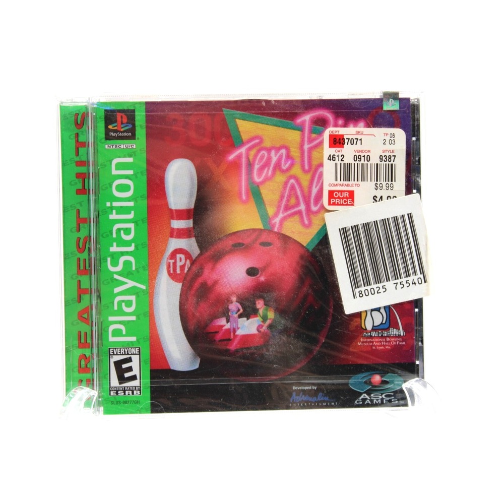 PS1 Ten Pin Alley (Sony PlayStation 1, 1996) Brand New SEALED PSX PS One‎